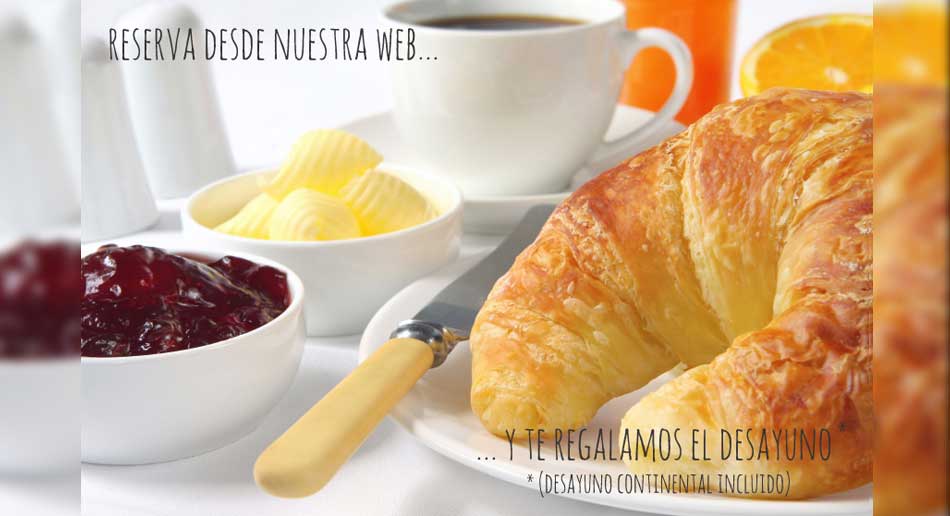 Delicioso desayuno del Hotel Amadeus